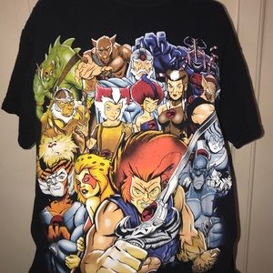 Thundercats Y2K Character Pile Shirt